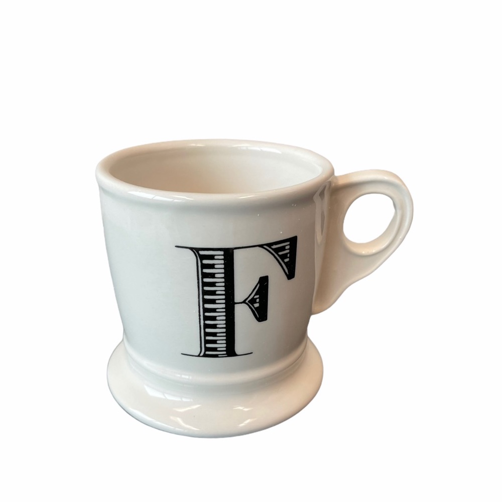 NWT Anthropologie F letter Mug